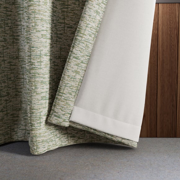 Elements Baker Made to Measure Curtain Dark Moss