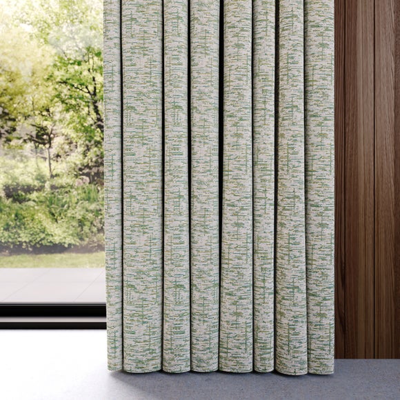Elements Baker Made to Measure Curtain Dark Moss