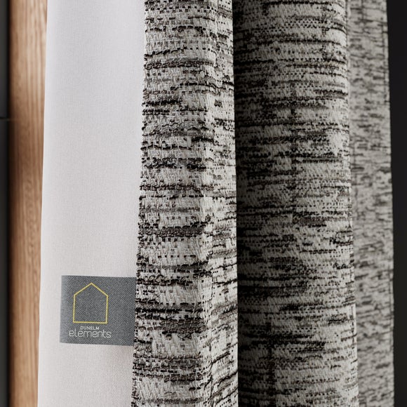Elements Baker Made to Measure Curtain Graphite Grey