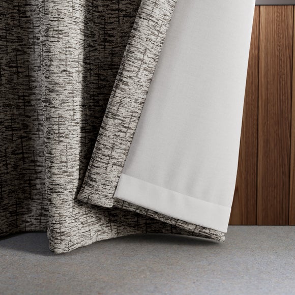 Elements Baker Made to Measure Curtain Graphite Grey