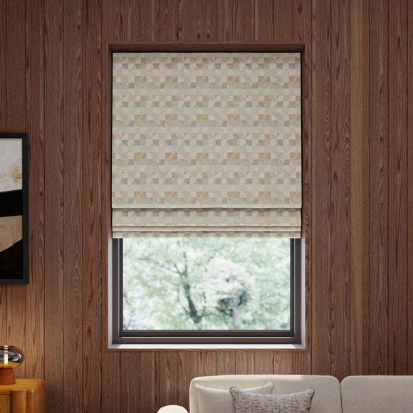 Elements Jackson Made to Measure Roman Blind Warm Sand