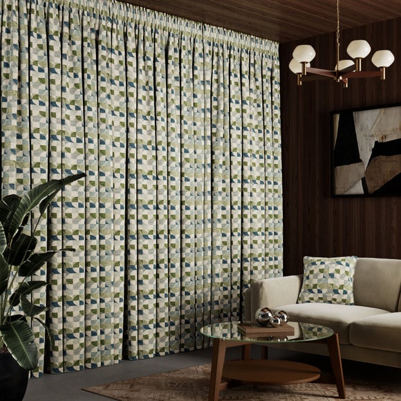 Elements Jackson Made to Measure Curtain Navy (Blue)