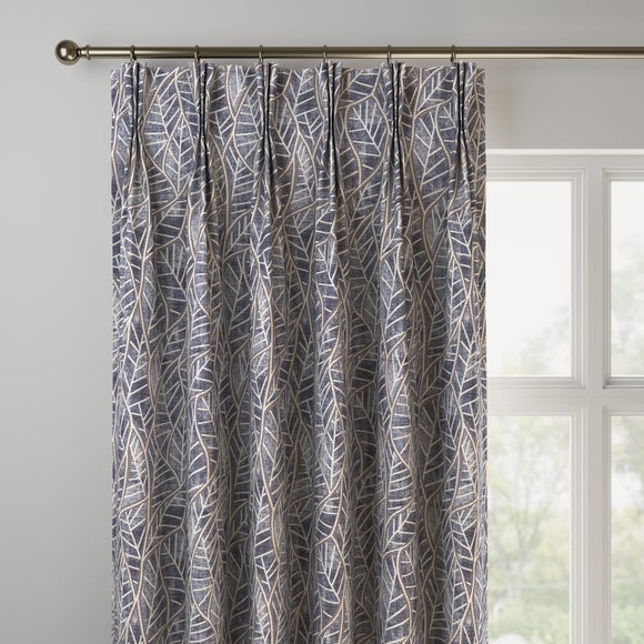 Aspen Made to Measure Curtains Indigo