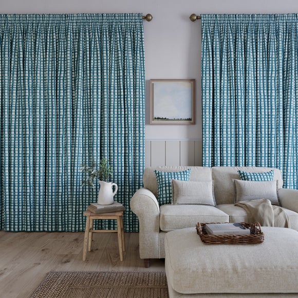 Emily Bond Arthur Made to Measure Curtains Indigo