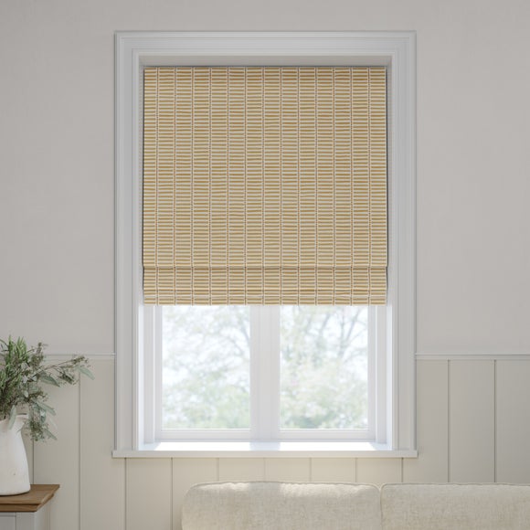 Emily Bond Fergus Made to Measure Roman Blind Ochre