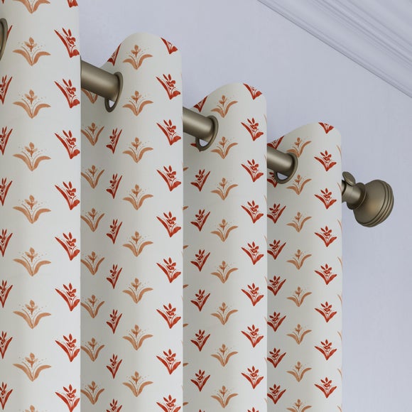 Emily Bond Molly Made to Measure Curtains Raspberry