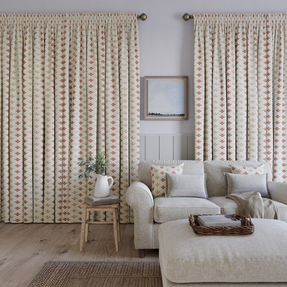 Emily Bond Molly Made to Measure Curtains Raspberry