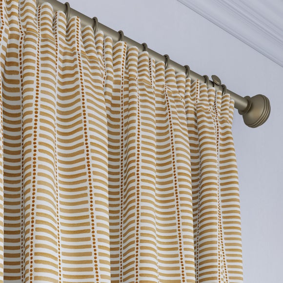 Emily Bond Fergus Made to Measure Curtains Ochre