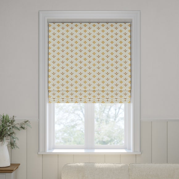 Emily Bond Molly Made to Measure Roman Blind Ochre