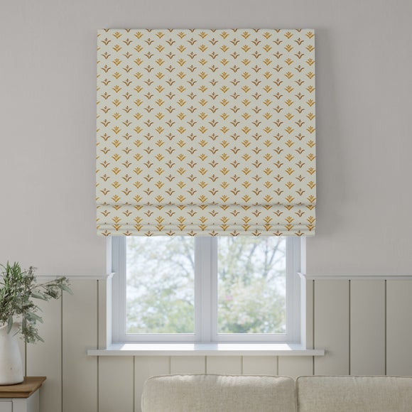 Emily Bond Molly Made to Measure Roman Blind Ochre