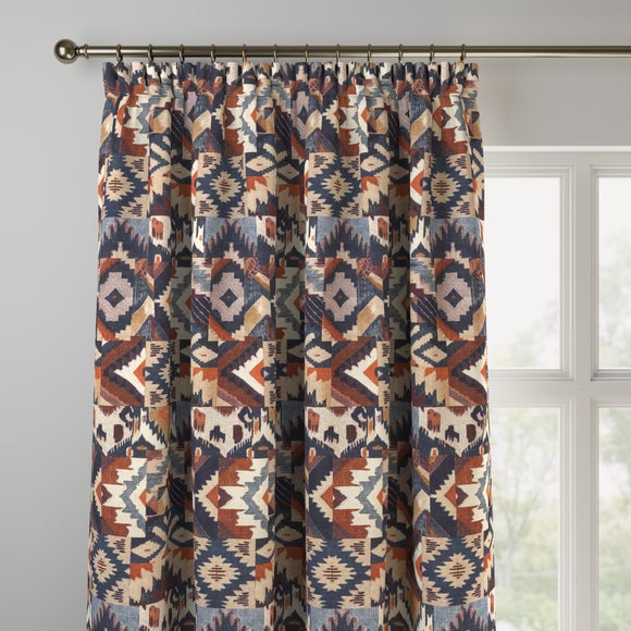 Carmen Made to Measure Curtains Indigo