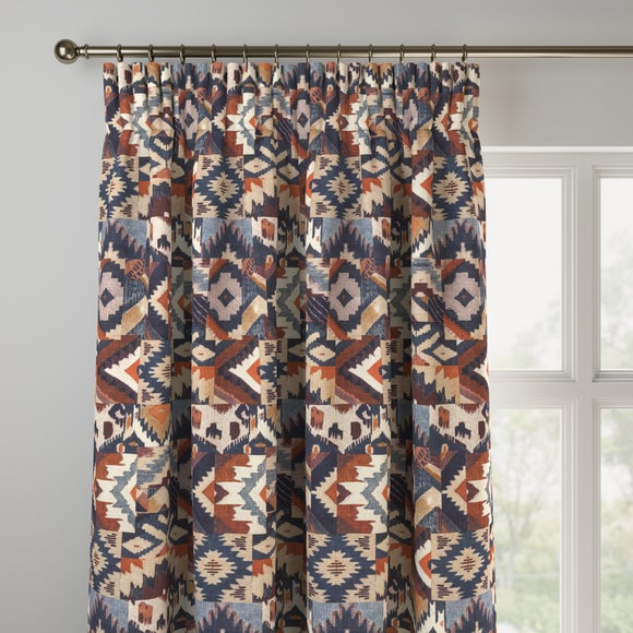 Carmen Made to Measure Curtains Indigo