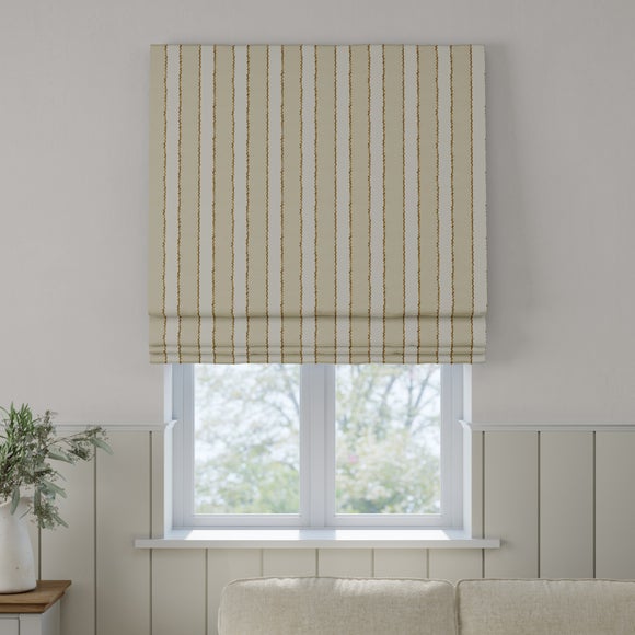 Emily Bond Gabriel Made to Measure Roman Blind Natural