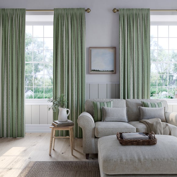 Emily Bond Gabriel Made to Measure Curtains Seafoam