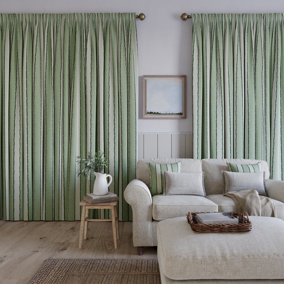 Emily Bond Gabriel Made to Measure Curtains Seafoam