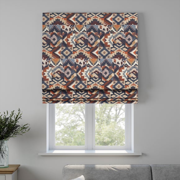 Carmen Made to Measure Roman Blind Indigo