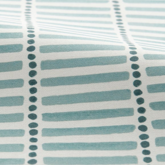 Emily Bond Fergus Made to Measure Roman Blind Sky Azure