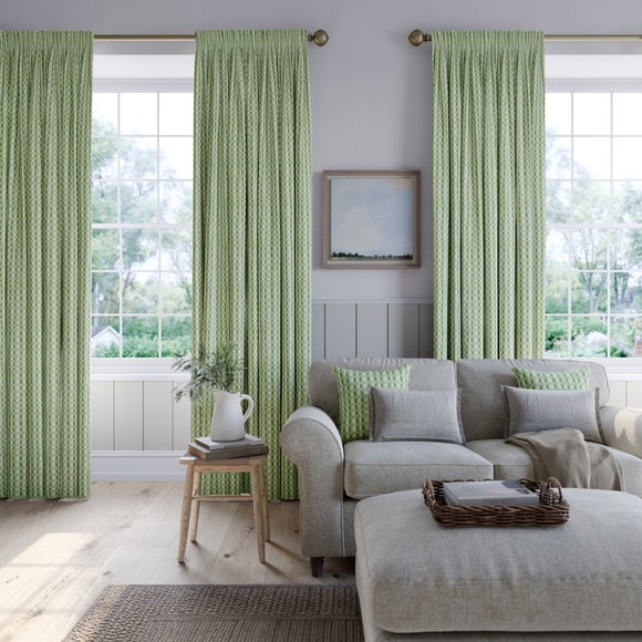 Emily Bond Arthur Made to Measure Curtains Green