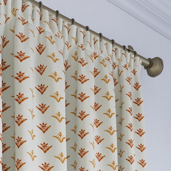 Emily Bond Molly Made to Measure Curtains Terracotta