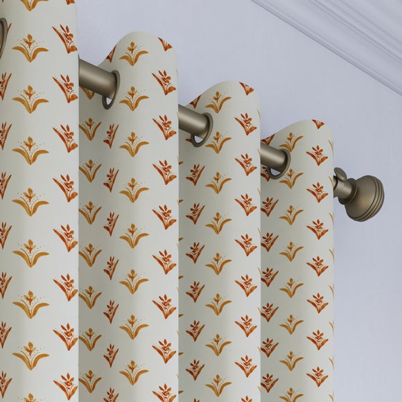Emily Bond Molly Made to Measure Curtains Terracotta