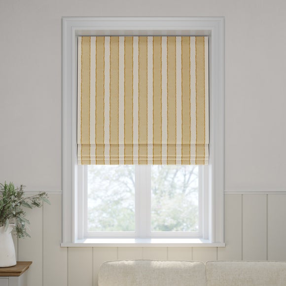 Emily Bond Gabriel Made to Measure Roman Blind Ochre