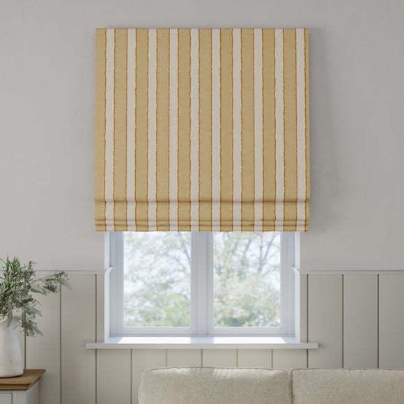 Emily Bond Gabriel Made to Measure Roman Blind Ochre