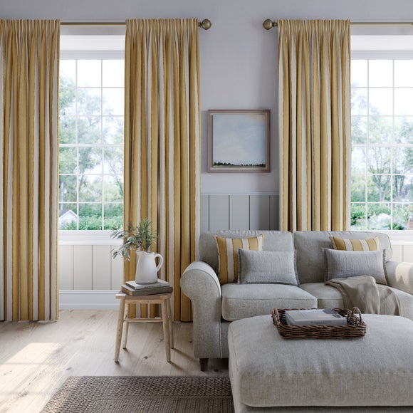 Emily Bond Gabriel Made to Measure Curtains Ochre