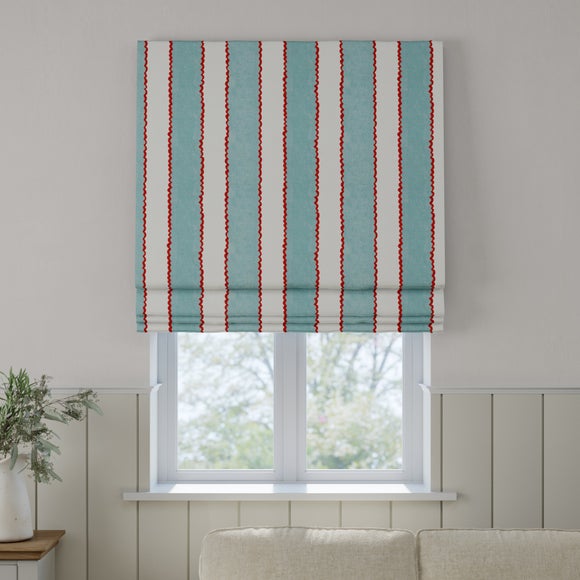 Emily Bond Gabriel Made to Measure Roman Blind Denim