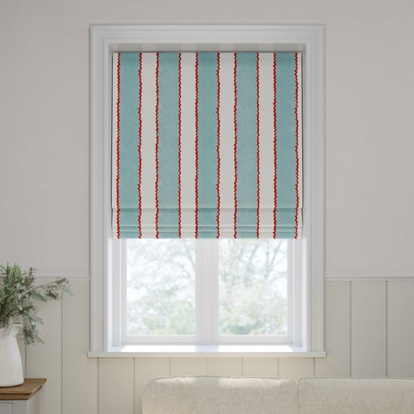 Emily Bond Gabriel Made to Measure Roman Blind Denim