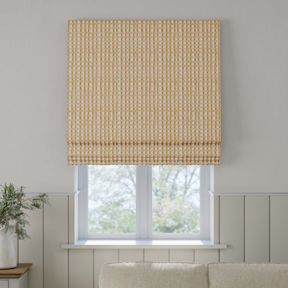 Emily Bond Arthur Made to Measure Roman Blind Ochre