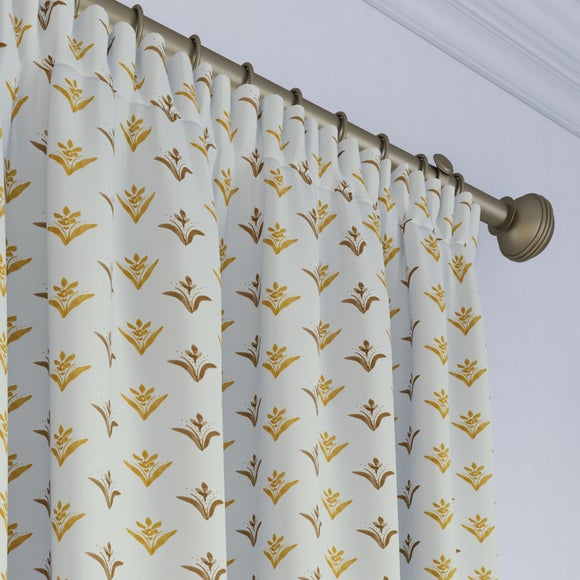 Emily Bond Molly Made to Measure Curtains Ochre