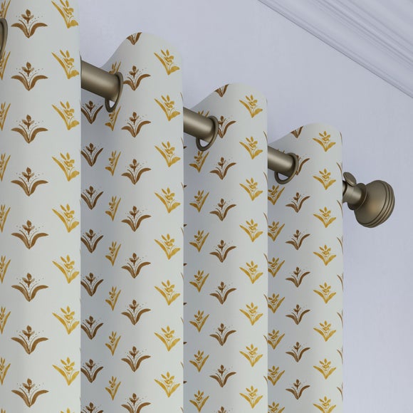 Emily Bond Molly Made to Measure Curtains Ochre