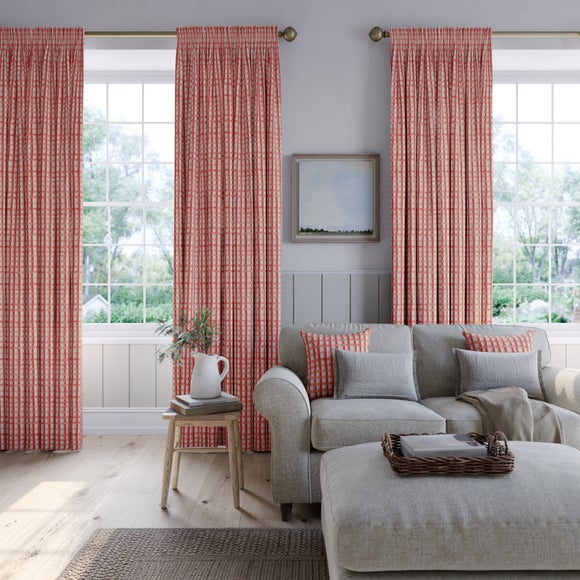 Emily Bond Arthur Made to Measure Curtains Raspberry