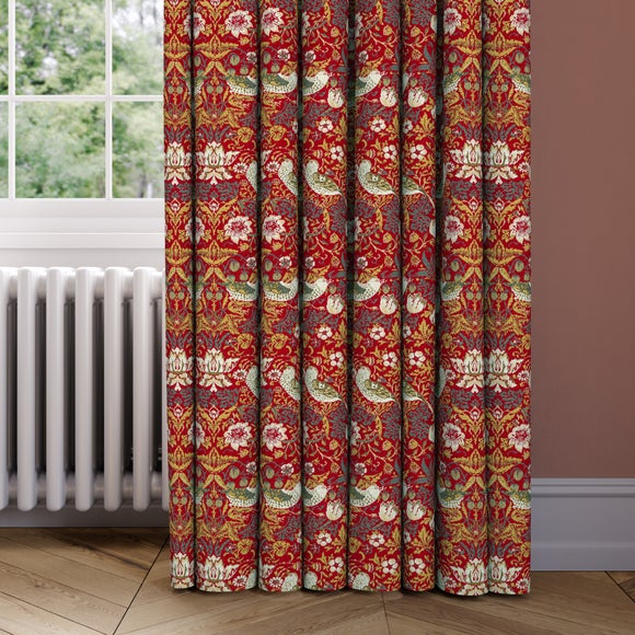William Morris At Home Strawberry Thief Chenille Made to Measure Curtains