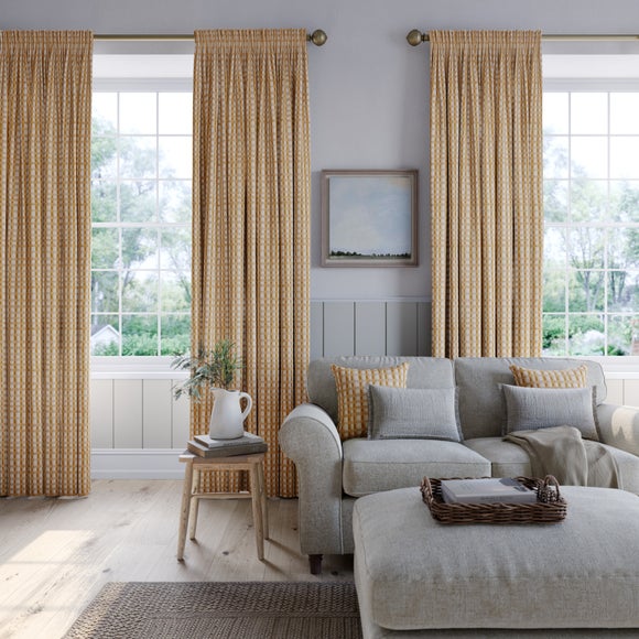 Emily Bond Arthur Made to Measure Curtains Ochre