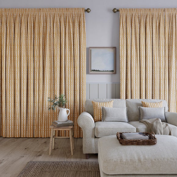 Emily Bond Arthur Made to Measure Curtains Ochre