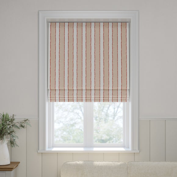 Emily Bond Gabriel Made to Measure Roman Blind Raspberry