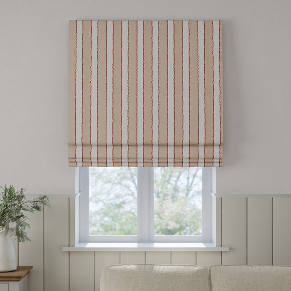 Emily Bond Gabriel Made to Measure Roman Blind Raspberry