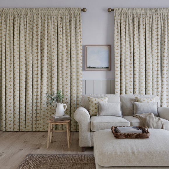 Emily Bond Molly Made to Measure Curtains Natural
