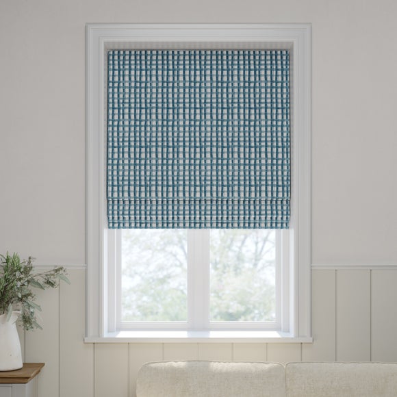 Emily Bond Arthur Made to Measure Roman Blind Indigo