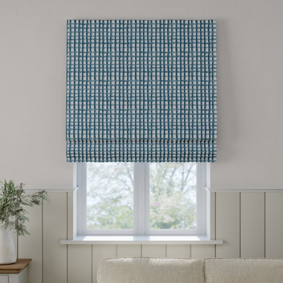 Emily Bond Arthur Made to Measure Roman Blind Indigo