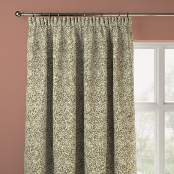 William Morris at Home Willow Bough Woven Made to Measure Curtains Olive