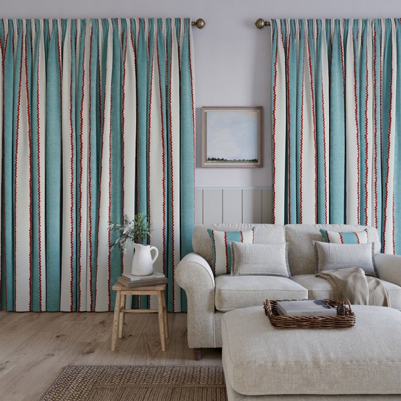 Emily Bond Gabriel Made to Measure Curtains Denim