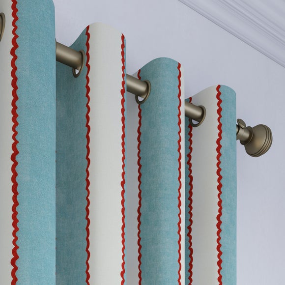 Emily Bond Gabriel Made to Measure Curtains Denim