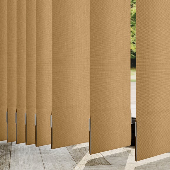 Waters Daylight Made to Measure Vertical Blinds Waters Caramel