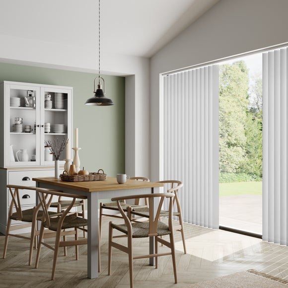 Sunset Blackout Made to Measure Vertical Blind Sunset Brilliant White