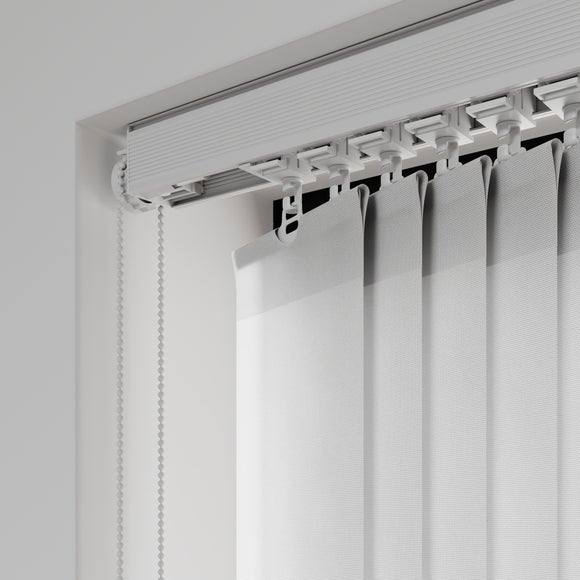 Sunset Blackout Made to Measure Vertical Blind Sunset Brilliant White