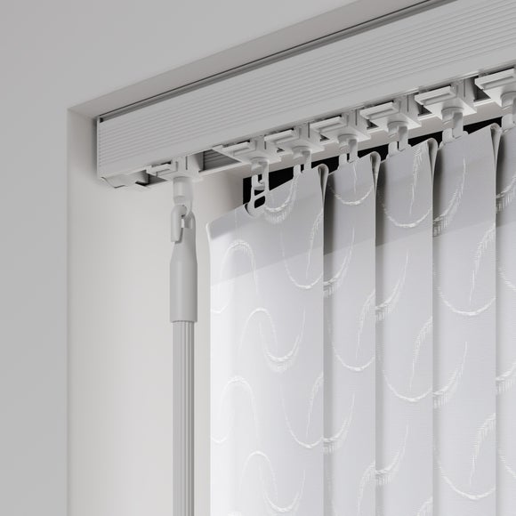 Willow Textured Made to Measure Vertical Blind Willow White