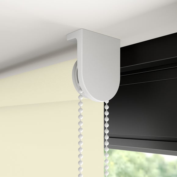 Flora Fire Retardant Daylight Made to Measure Roller Blind Flora Ivory