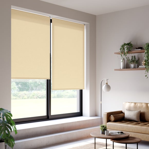 Flora Fire Retardant Daylight Made to Measure Roller Blind Flora Taupe